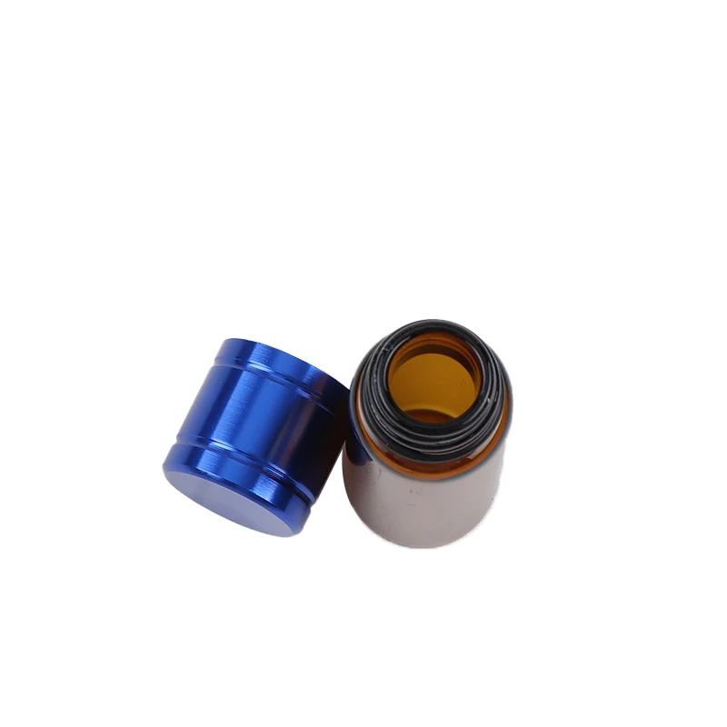 RGO0024 Factory Bulk Wholesale Cheap Mini Container Metal Lid With Retractable Spoon Transparent Glass Jar