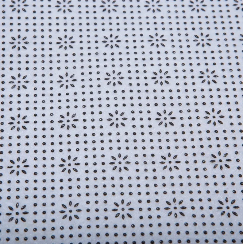 PVC plastic drop coated spunbond non-woven fabric custom anti-slip mat