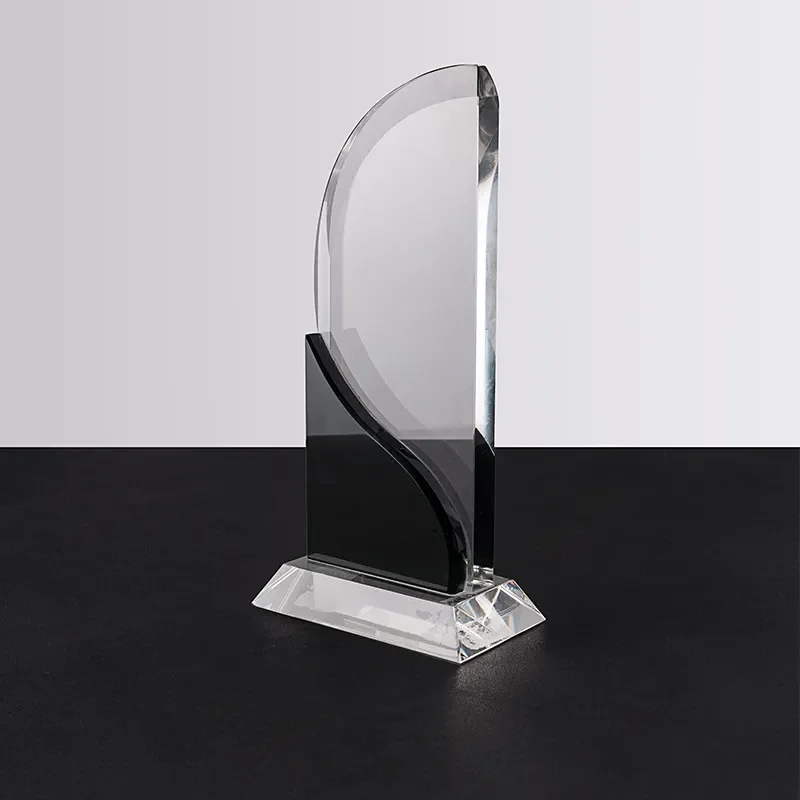 CR146 Customized 3D Crystal Cube Company Logo Laser Engraving Awards High Quality K9 Crystal Trophy for Souvenirs Gifts