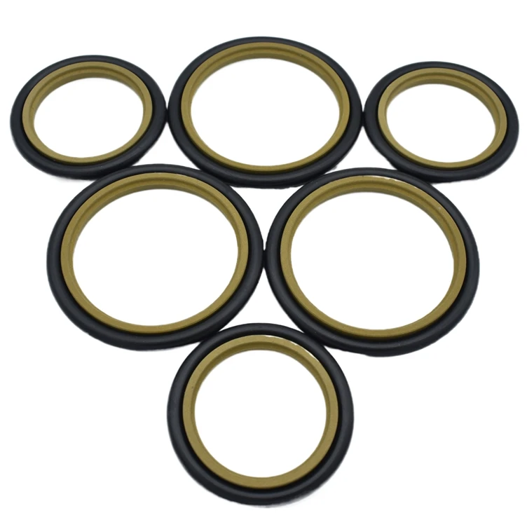 Горячая распродажа, буферная Резина PTFE NBR HBTS Glyg spg spgo Std BSF BSJ поршневое ступенчатое уплотнительное кольцо с уплотнительным кольцом для гидравлической пневматики