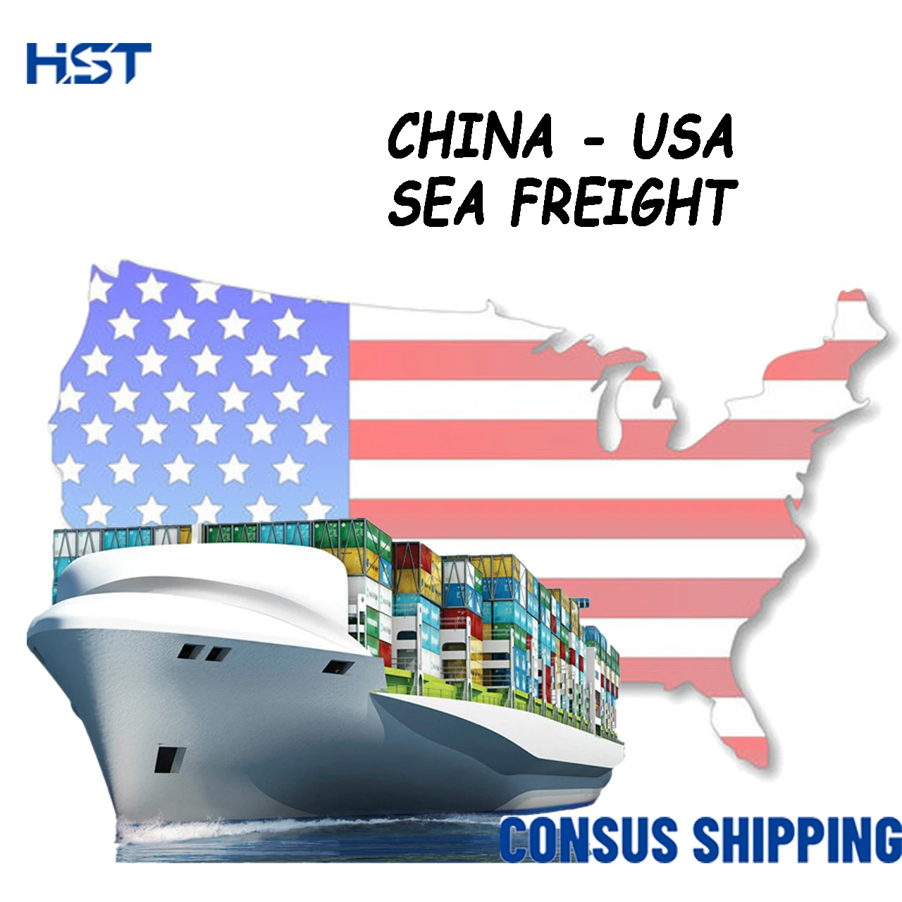 DDP Door To Door Service Cargo Amazon FBA Agent Air Sea Freight Forwarder China To USA