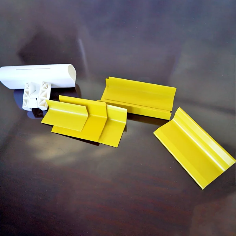 Factory Wholesale Extruded Plastic Profile Smooth Operation Plastic Pvc Profiles plastic frame material