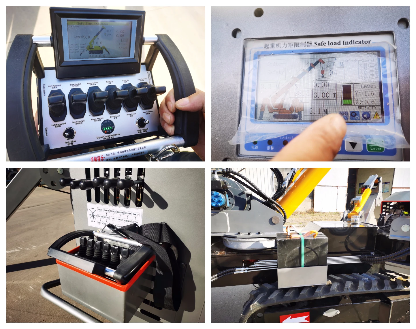 Tonlita Remote Control 12ton 10ton spider crane telescopic cranes mini crawler crane foldable lifting 8 ton 5 ton best price