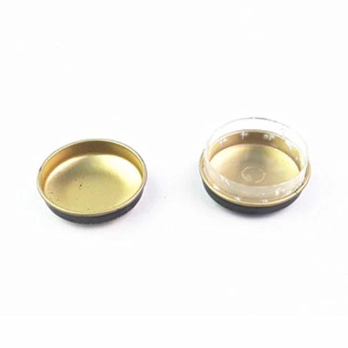 Portable Cosmetic Skincare Cream Packaging Box Lip Balm Metal Jar Container Round Solid Perfume Compact Tin Box