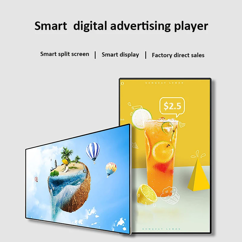 21.5 High-Resolution Display Monitor for Professional Signage Solutions-LCD display kiosk