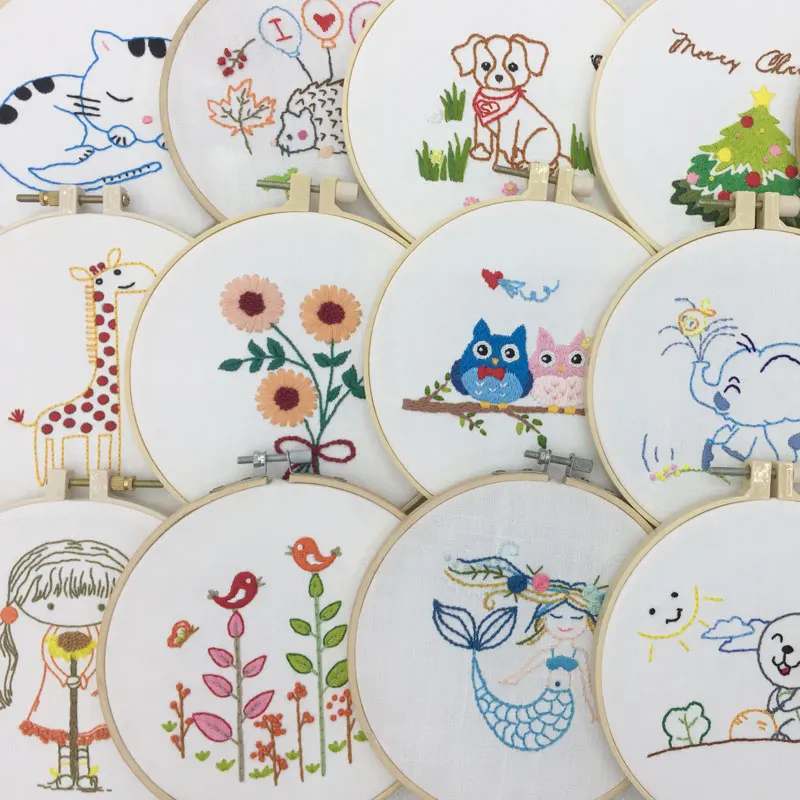 
Set Embroidery Hand Made Embroidery Household Decorations Cross Stitch 