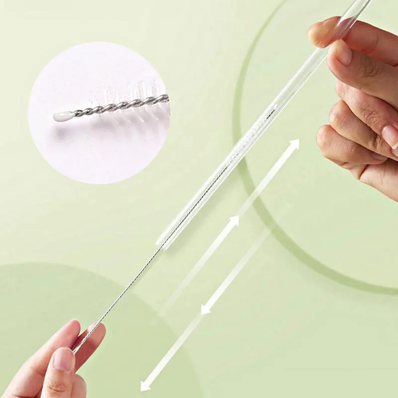 Multifunctional Cleaning Brush Large Handle Water Bottle Brush Cleaner Set Silicone Baby Bottle Brush with Stand