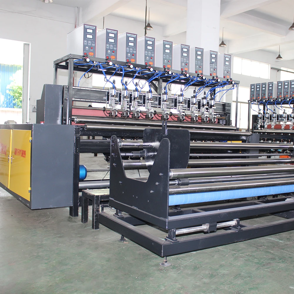 Hot Selling Good Price Good Quality fully automatic ultrasonic table cloth slitting fabric cutting machine//