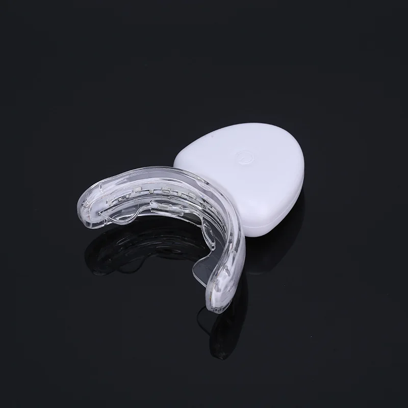 Personal Dental Bleaching Custom Food Grade U Shape UV Wireless Red Blue Ray Led Light Home Use Laser Teeth Whitening Kit