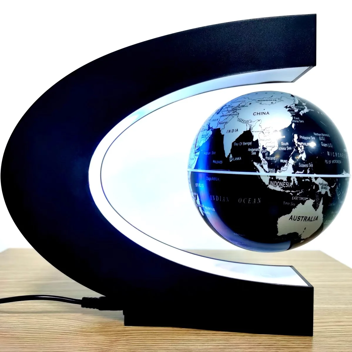 LED Party Floating Magnetic ABS Levitation Globe Lorld Map Electronic Antigravity Lamp Novelty Light Home Decoration Birthday L