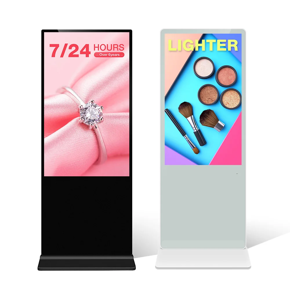 43 49 55 65 дюймов HD внутренний рекламный плеер LCD Digital Signage дисплей 4K Tothem ЖК-киоск сенсорный экран