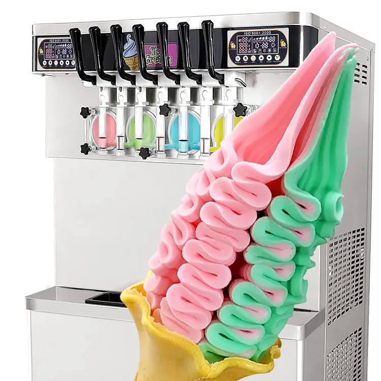 Italian Softserve Commercial Mini A Creme Glacee Suave Maquina De Helados Para Negociog Elato Italian Ice Cream Maker Machine