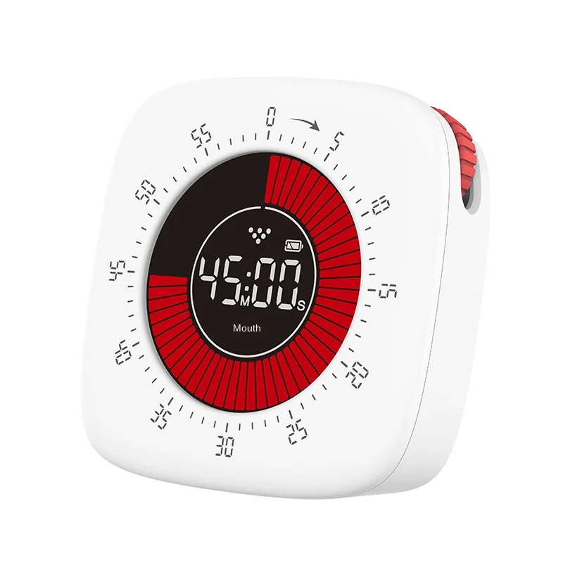 2024 Kitchen New Visual Timer Silent Time Manager Self-discipline Alarm Clock Student Learning Special Timer