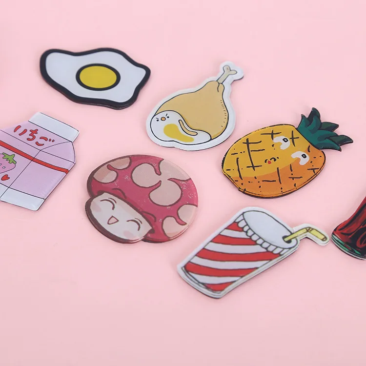 No MOQ Acrylic refrigerator magnets custom diy cartoon epoxy decorative creative magnets