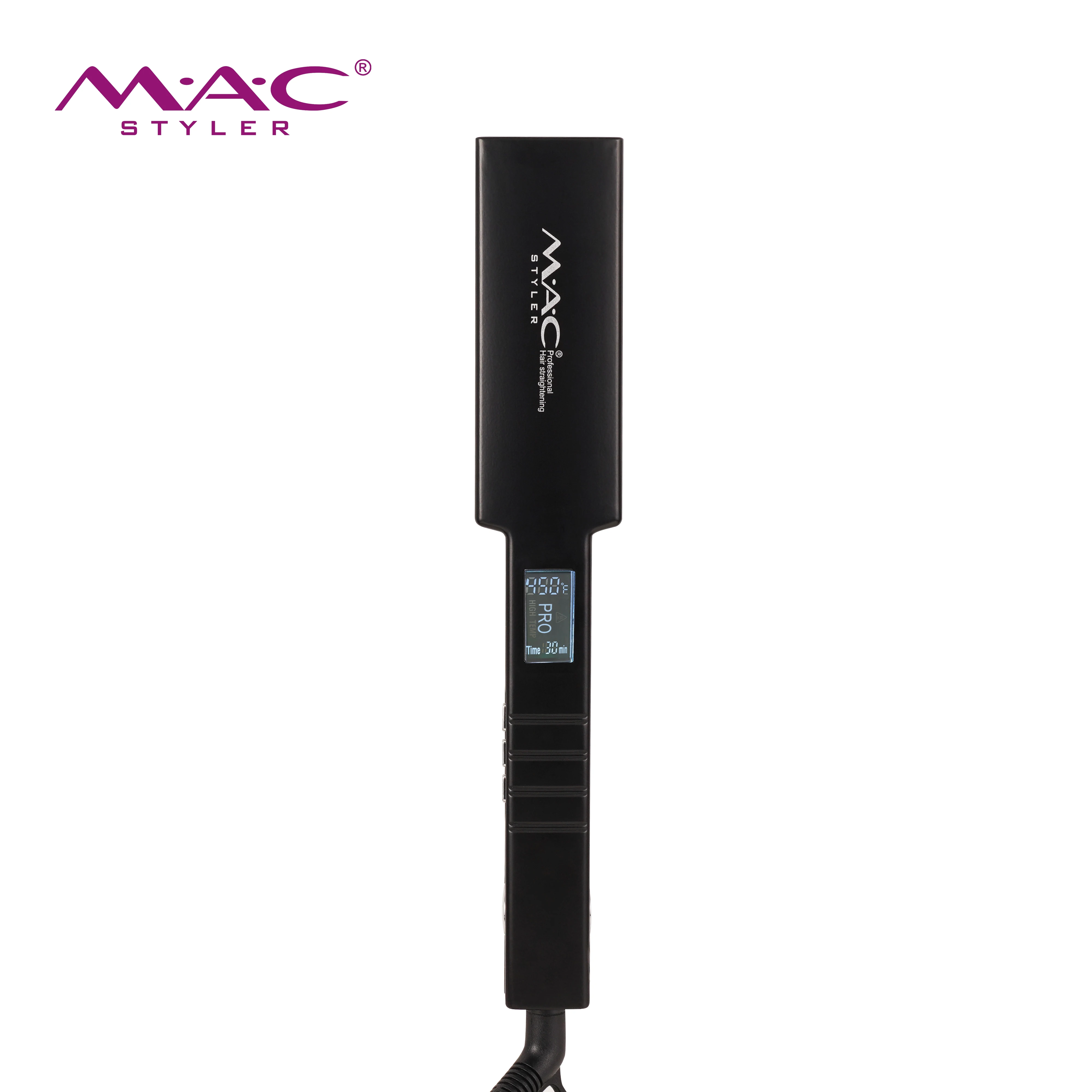 MAC Styler 450F Mirror Plated Flat Irons Titanium Flat Iron Professional Wide Plate Hair Iron Straightener