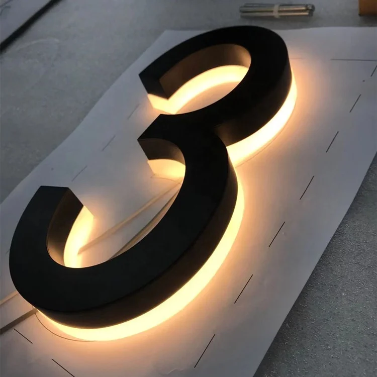 Металлические знаки на заказ наружные 3d Золотые Зеркальные из нержавеющей стали с логотипом салона светодиодные буквы подсветкой