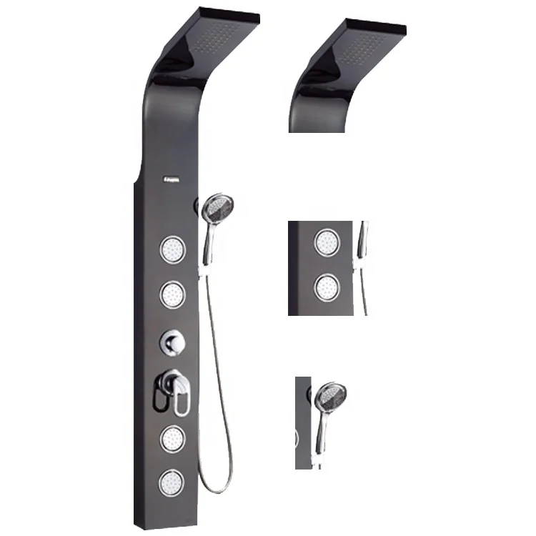 Shower System Concealed Vitamin Drain Bathtub Brush Silver Screen Hinges Shelf Handle Valve Kit Bath Shower Panel