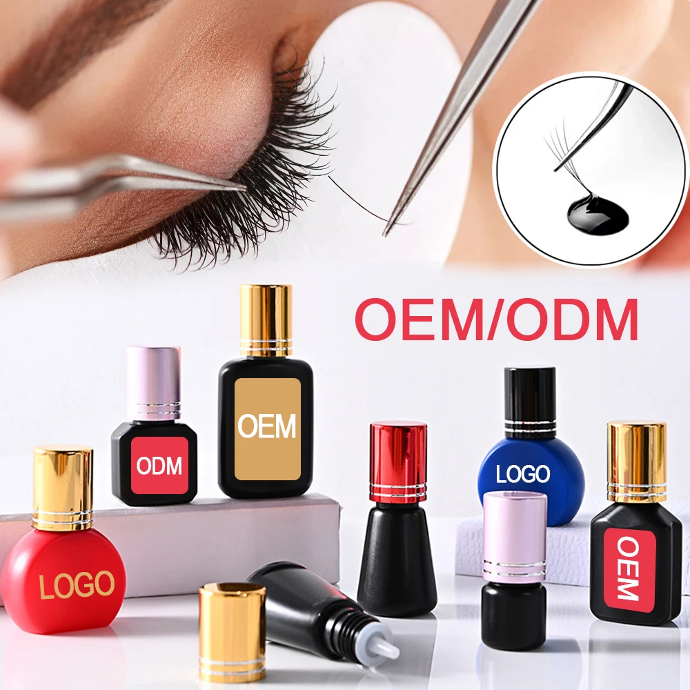 Eyelash Extension Glue Strong Eyelash Extension Adhesive For Semi Permanent Lash Fast Drying Powerful lash Extension Glue