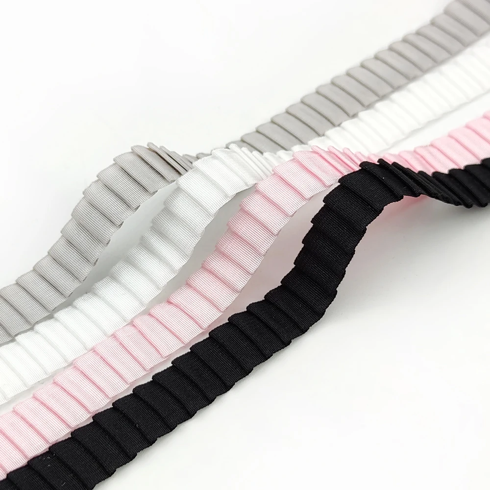 Deepeel EB149 13 мм аксессуары для шитья одежды своими руками цветные гофрированные плиссированные эластичные кружевные ленты