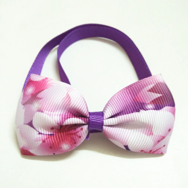 10 designs dog collar bow tie adjustable pet lead collar dog bow tie wholesale supplier