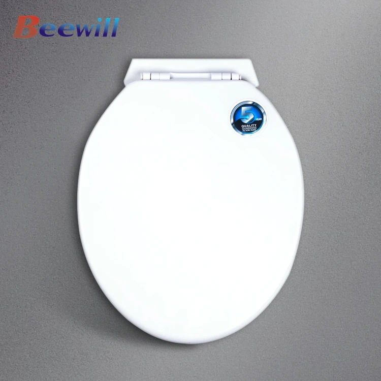 Wholesale cheap white plastic round o shape bathroom normal close pp toilet seat cover