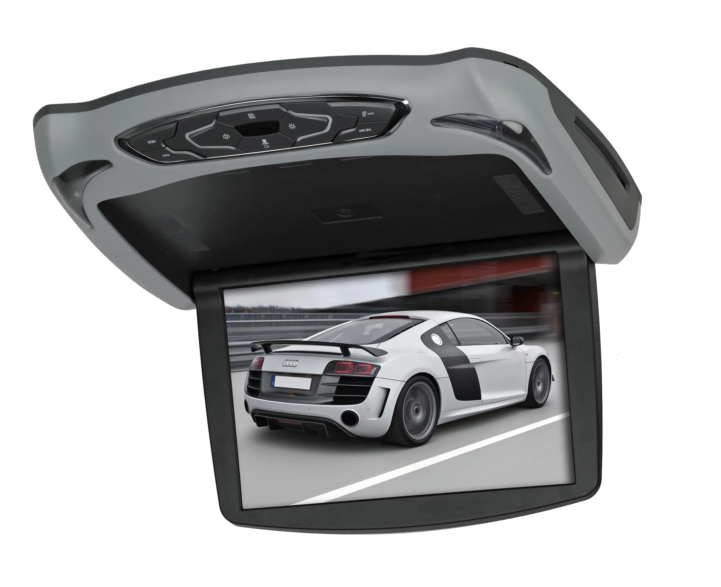 9 inch Roof Mount Monitor Flip-down LCD Car Monitor with Car DVD Player