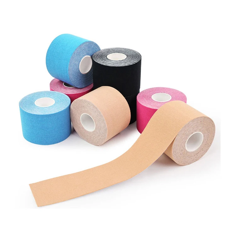 MKAS Calisthenics Water-Resistant Elastic Cotton Muscle Sports Kinesiology K Tape for Athletes 5cmx5m Kinesiology Tape