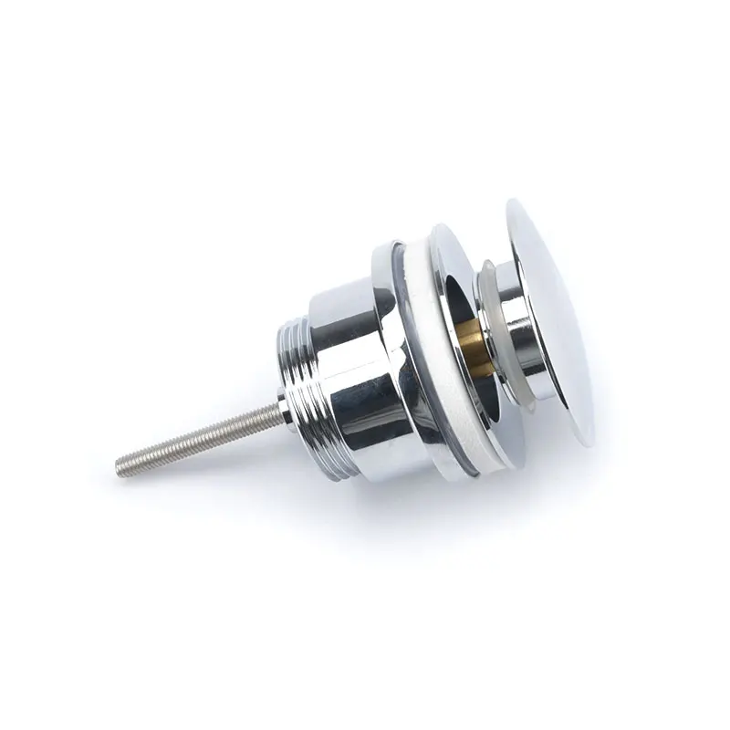 Hot sale chromed brass click clack waste pop up basin drain with best price