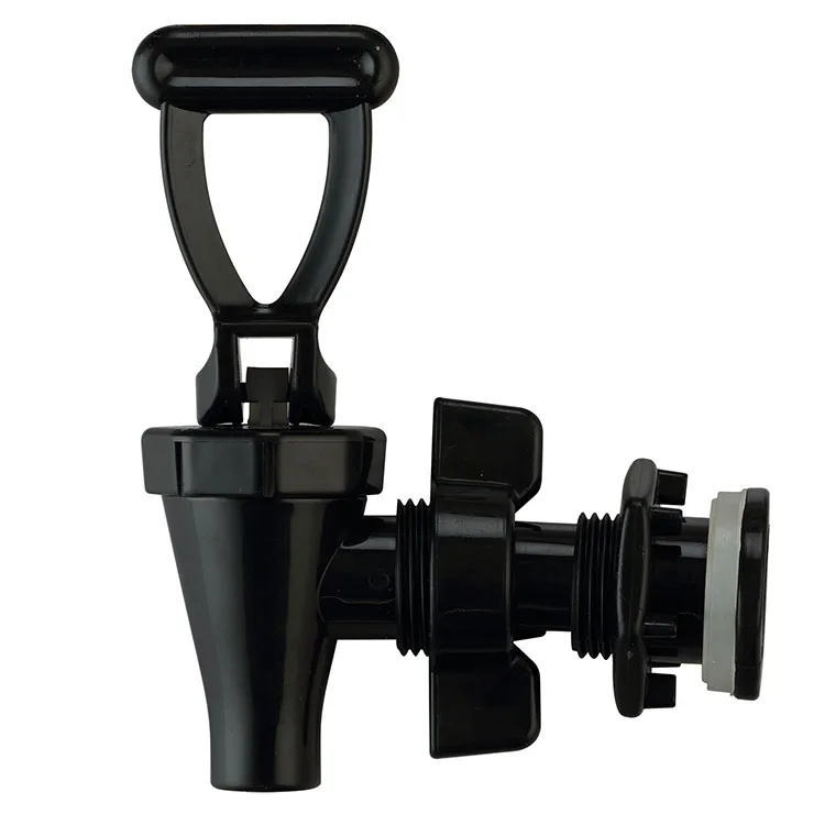 RUISHENG Custom Food Grade PP Plastic Push Bottle Water Beverage Juice Wine Dispenser Faucet Spigot Tap