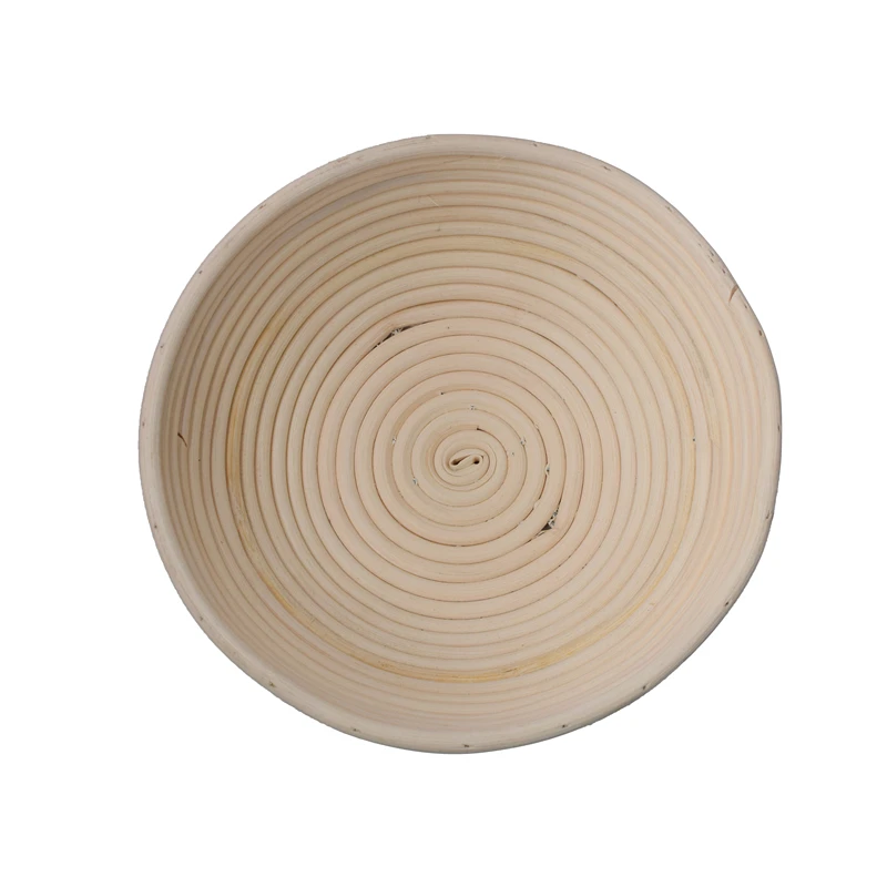 Round Indonesian rattan bread proofing basket handmade baking fermentation food storage tools rattan box kitchen supplies