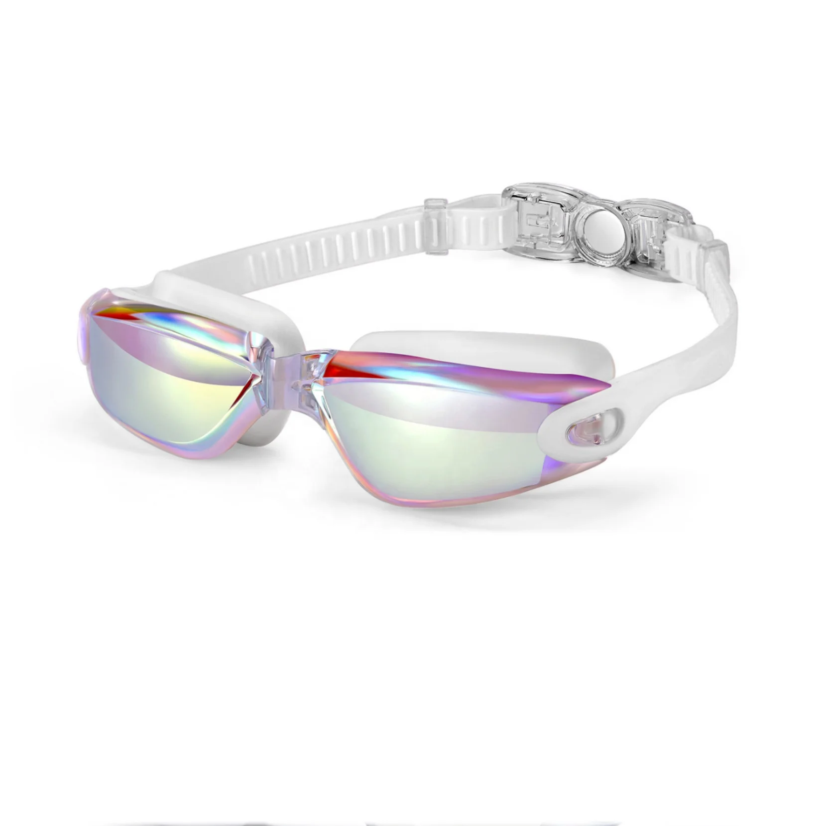 Hot sell S M L different sizes nose bridges high quality adult anti fog swimming goggles