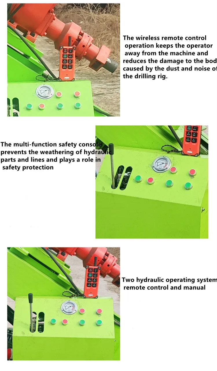 Mining area drilling rig Pneumatic drilling rig mountain quarrying drilling rig