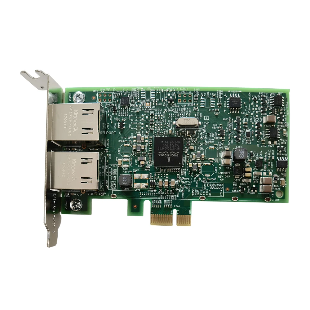 Original brand brodcom 0557M9 5720 Dual-Port Gigabit Adapter low profile fiber optic equipment networking card