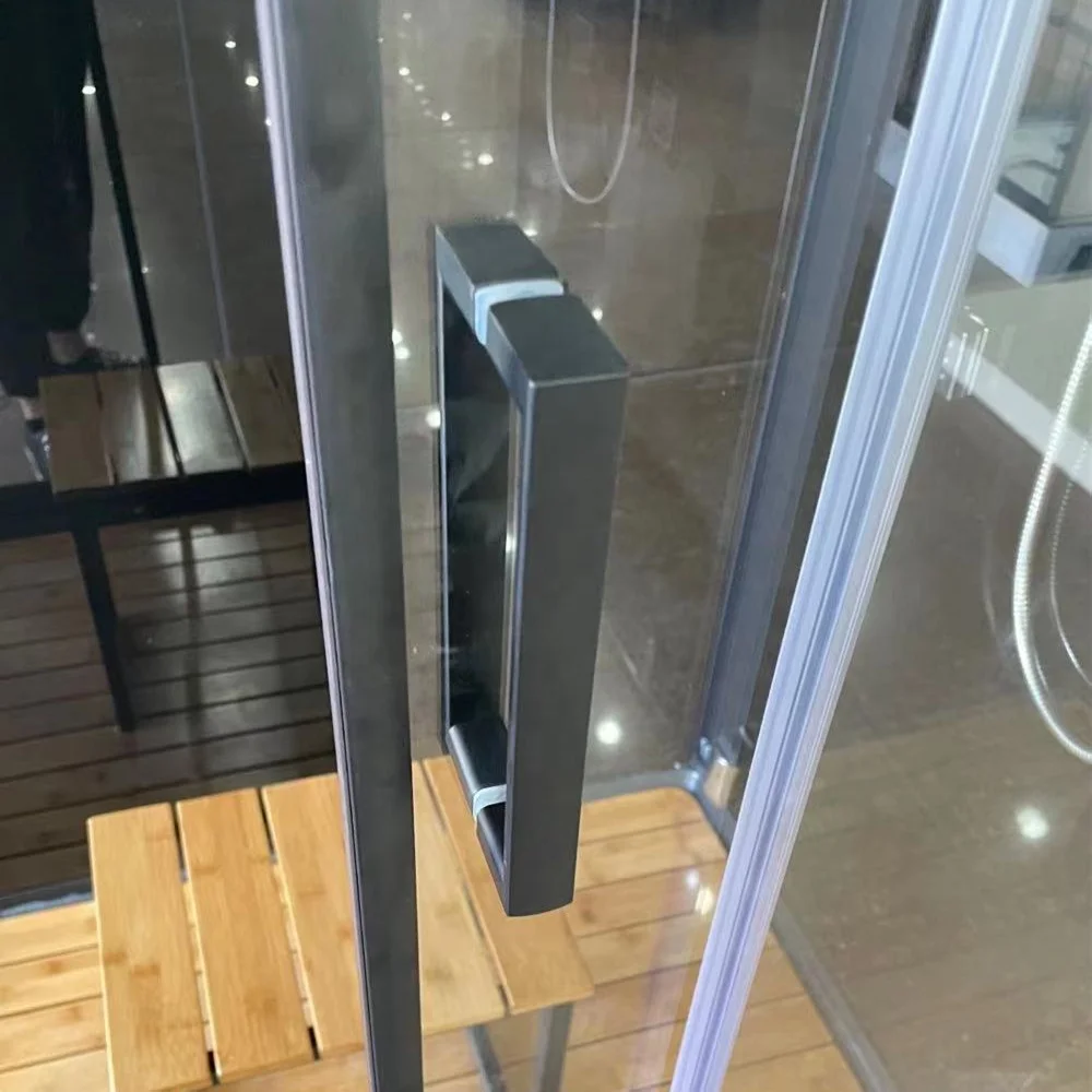 Cheap poland hidromassage box tempered glass door closed shower cabin