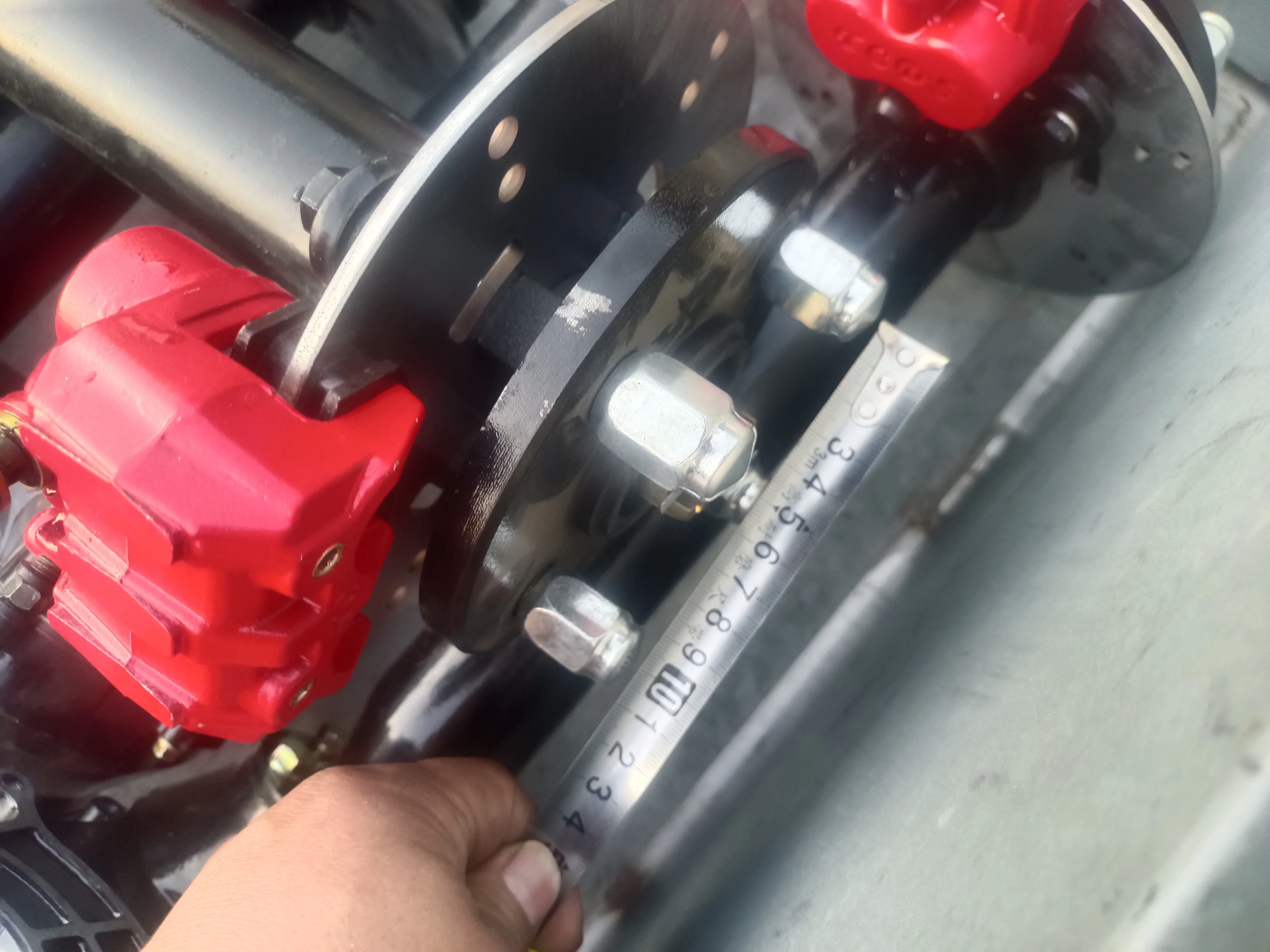 Small Electric Vehicle Car Bus Tricycle Golf Cart Scooter Rear Wheel Differential Drive Axle with BLDC Motor 36v/48v 2kw Power