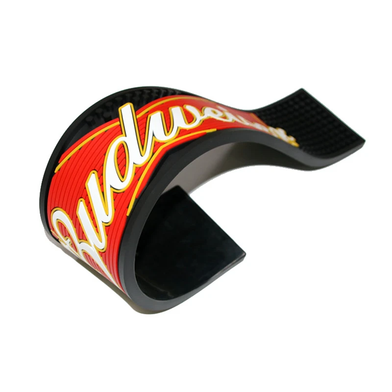 Dongguan Supplier Custom logo rubber  pvc  bar drinking mat