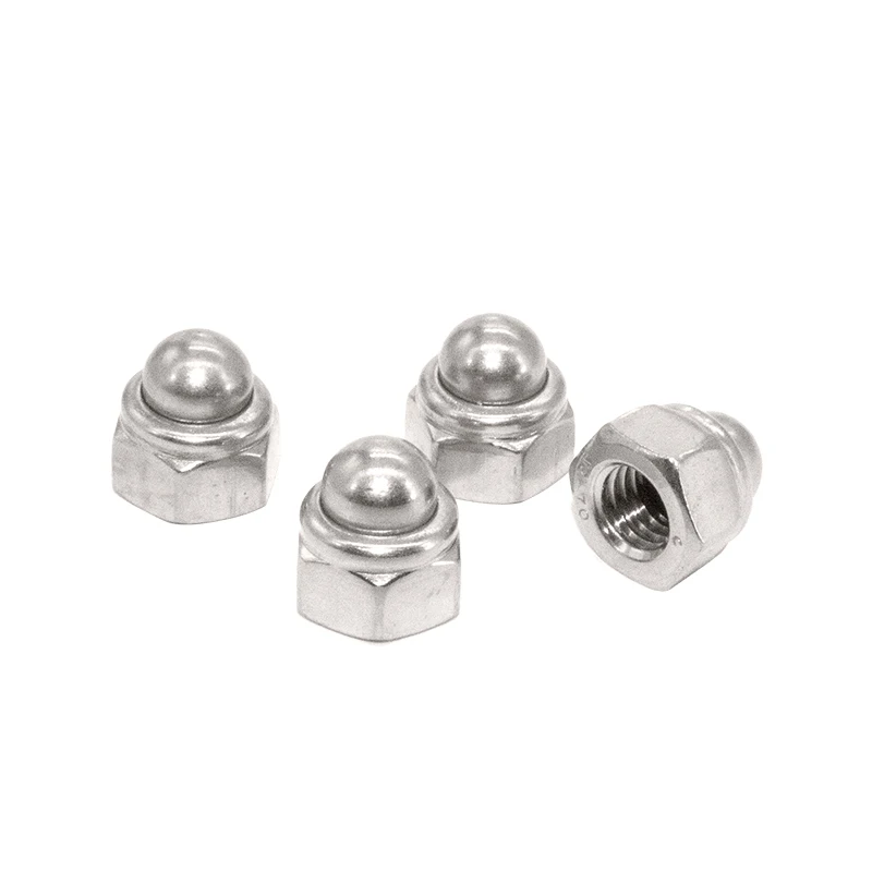 Sunpoint DIN986 Stainless Steel 304 316 hexagon cap nut  stainless steel hexagon dome car nut