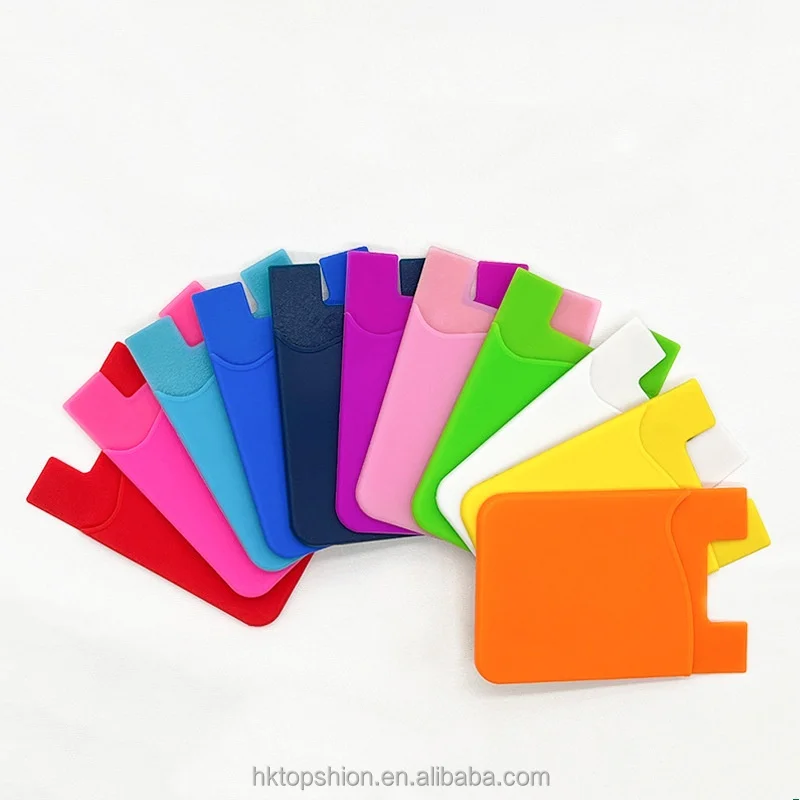 Держатель для карт на заднюю часть телефона силиконовый чехол-портмоне смартфонов