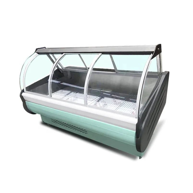 Supermarket Meat open Fridge Chiller Delicatessen Refrigerator deli display cold case