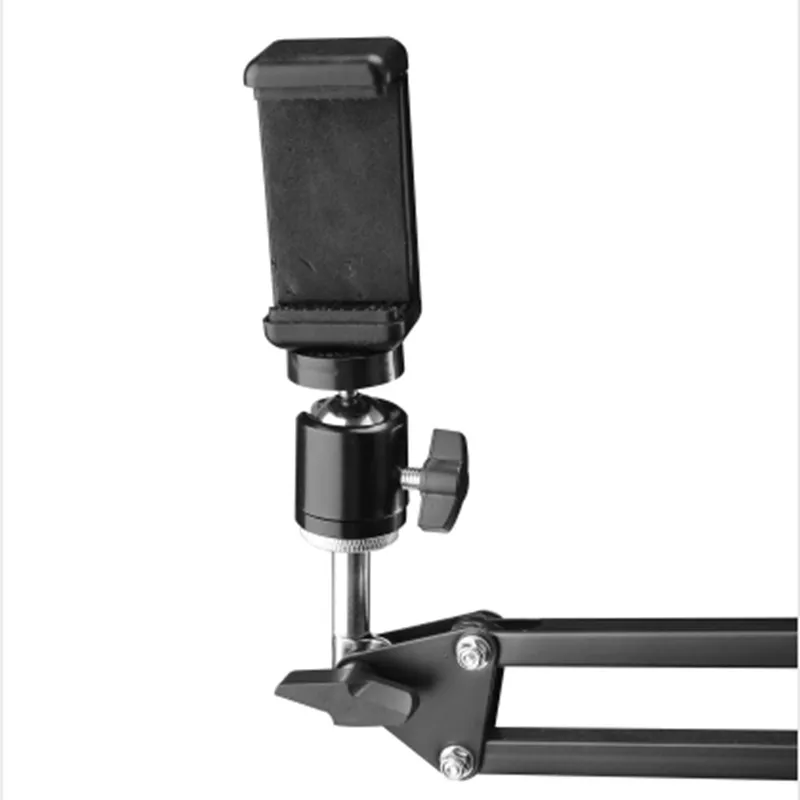 FPT-1T tablet stand holder 21cm-82cm long arm stand flexible tablet holder cellphone stand for bed