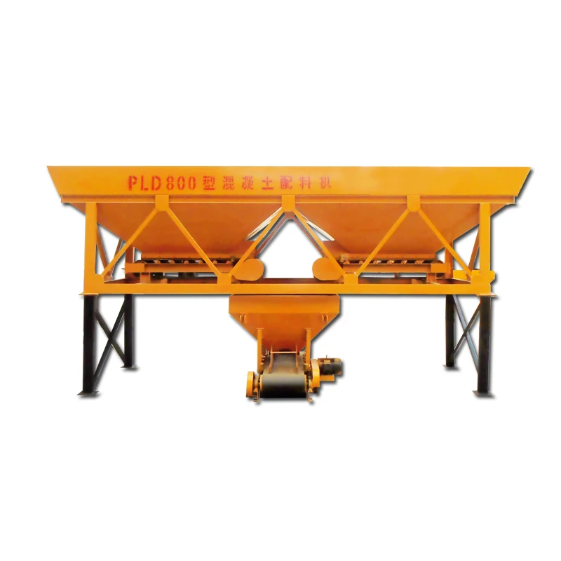 Automatic PLD2400/3600/4800 Convenient Cement Batch Construction Machine High Efficiency Concrete Batching Machine For Sale