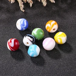 Japanese Mixed Color Painting Hook Silk Diy Bracelet Sweater Chain Accessories Wholesale Glass Beads for Jewelry Making