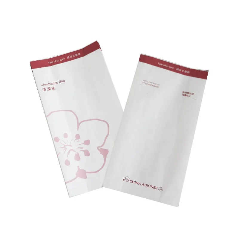 Custom cheap price disposable vomit bag with sharp/square bottomed