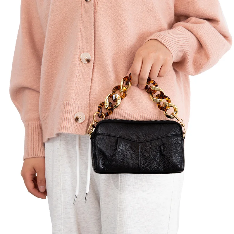 Bag Accessories Plastic Resin Acrylic Chain Bag Strap Clutch Crossbody Shoulder Purse Chain