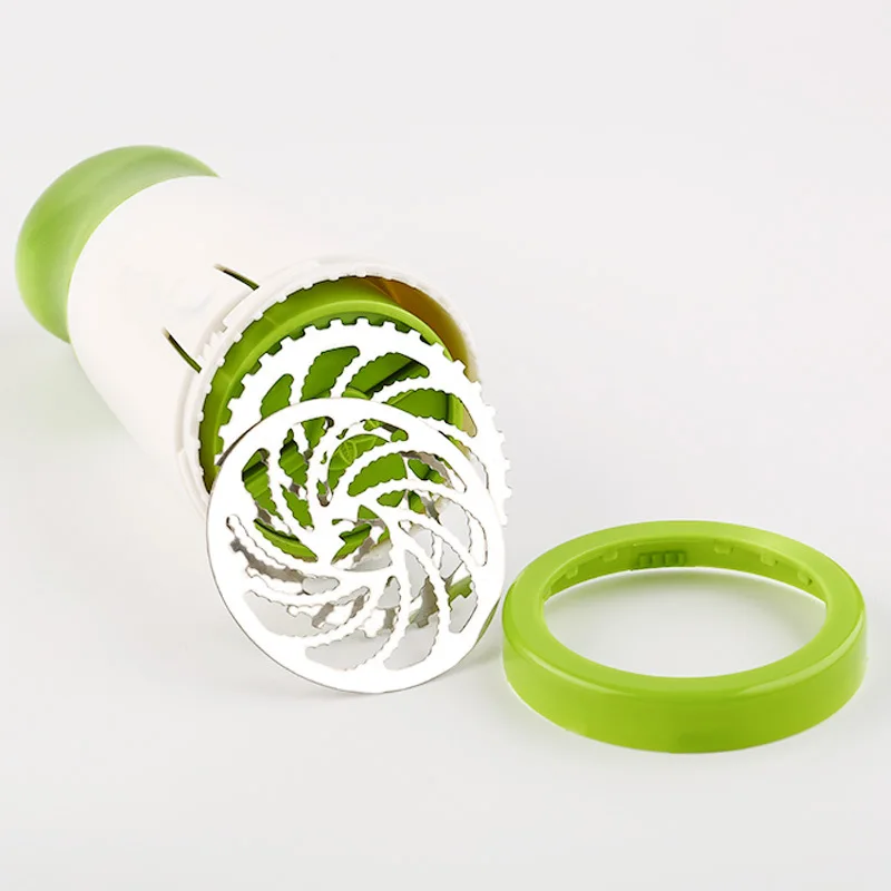 Hand Roller Herb Spice Grinder Plastic Stainless Steel Vegetable Dry Grated Coriander Chopper Cutter Tools for Kitchen