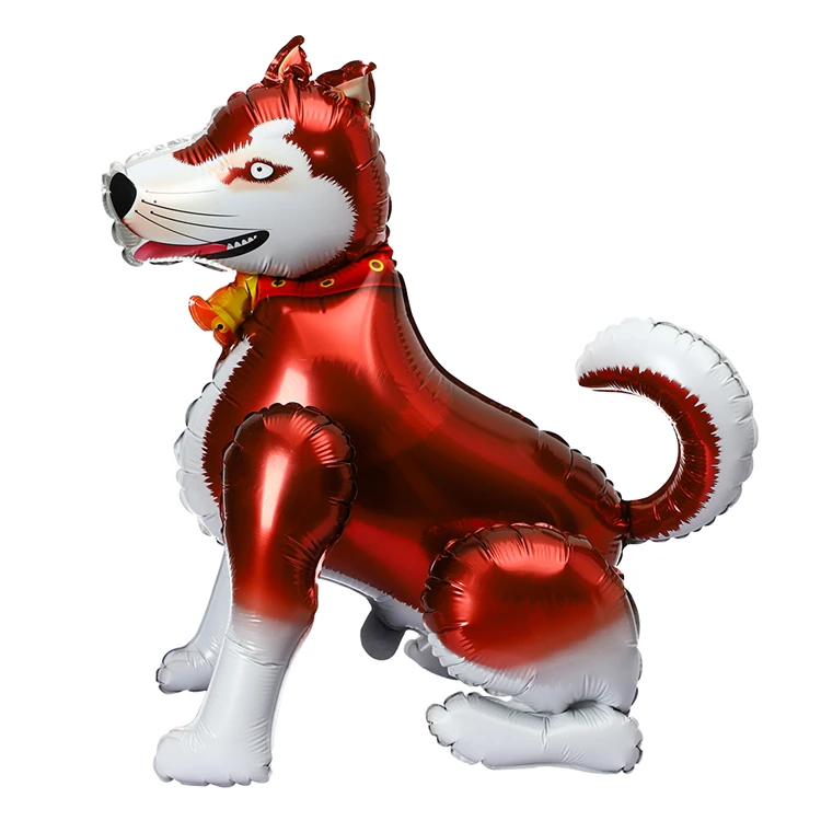 Hot Sale Stand 3D Foil Boy Kids Toys Helium Balloons Balloons Custom Walking Animal Cute Balloon Inflator Helium