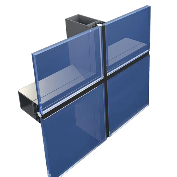 Commerce Exterior Structural Glass Facade Building Wall Aluminum Panels Aluminum Curtain from Supplier