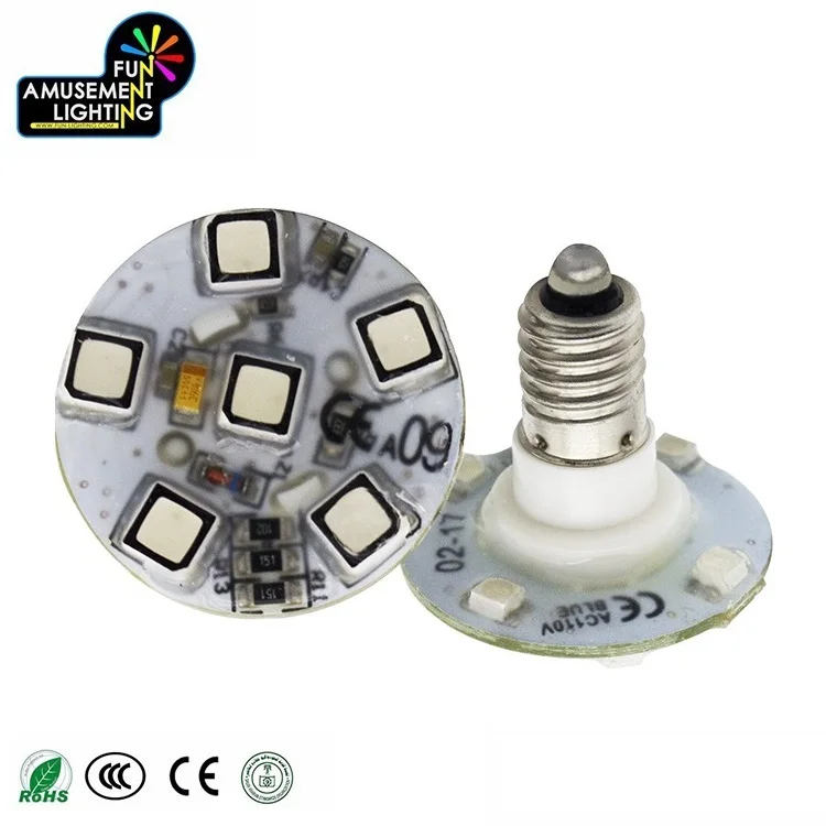 Предварительно запрограммированный SMD 5050 E10 AC24V развлекательный RGB светодиодный светильник для кабошона