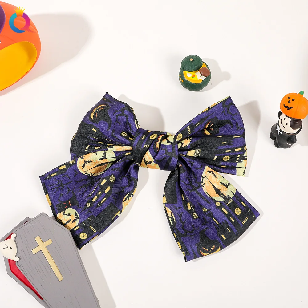 QIYUE Halloween Temperament Back Head Grasping Edge Clip Hair Accessories