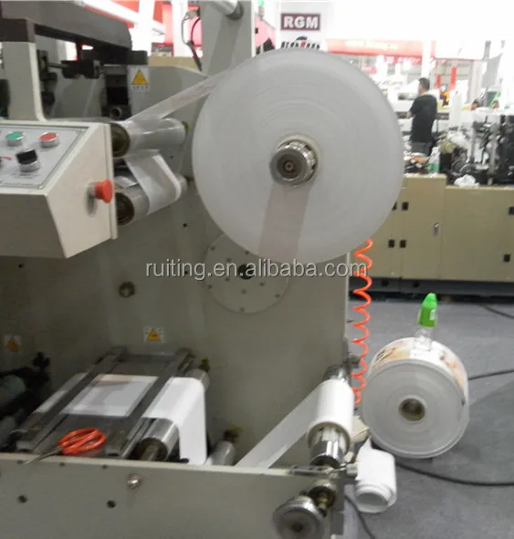 RTRY-620 5 color wrapping paper straws rubber roller vertical type flexo printing press machine